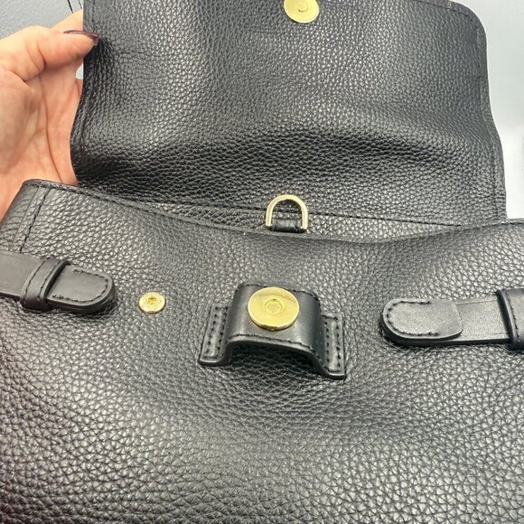 Michael Kors Addison Black Leather Backpack - NWT - Picture 4 of 11